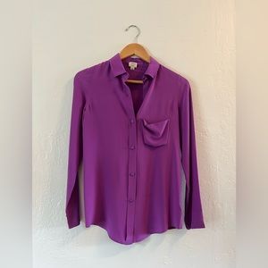 Wilfred Aritzia 100% Silk Blouse Top